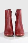 Shop_Oroh_Red Calafell Leather Ankle Boots _at_Aza_Fashions