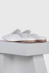 Oroh_White Malaga Quilted Mules_Online_at_Aza_Fashions