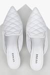Buy_Oroh_White Malaga Quilted Mules_Online_at_Aza_Fashions