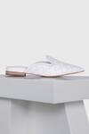 Buy_Oroh_White Malaga Quilted Mules