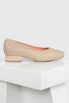 Oroh_Beige Basket Weave Pattern Pumps _Online_at_Aza_Fashions