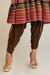 Buy_Vvani by Vani Vats_Multi Color Anarkali Georgette Gota A-line And Dhoti Pant Set 