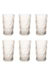 Shop_H2H_White Glass Frosted Tall Set Of 6 _at_Aza_Fashions