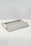 Shop_Elm & Oak_Silver Aluminium Logan Tray_at_Aza_Fashions