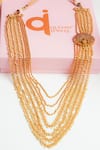 Buy_Queens Jewels_Gold Plated Embellished Layered Necklace Set _at_Aza_Fashions