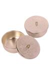 Shop_Nakshikathaa - Homeware_Silver Brass Nut Bowl Gift Hamper - 2 Pcs_Online_at_Aza_Fashions