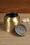 Buy_Nakshikathaa - Homeware_Gold Brass Jar Gift Hamper - 2 Pcs _at_Aza_Fashions