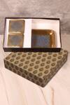 Buy_Nakshikathaa - Homeware_Gold Brass Gift Hamper Tray Set_at_Aza_Fashions