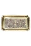 Shop Nakshikathaa - Homeware Gold Brass Gift Hamper Tray Set Online at Aza Fashions Shop_Nakshikathaa - Homeware_Gold Brass Gift Hamper Tray Set_Online_at_Aza_Fashions