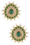 Shop_Tribe Amrapali_Gold Plated Embellished Sabaa Studs _at_Aza_Fashions