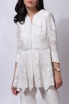 Buy_Sonali Gupta_White Silk Hand Embroidered Peplum Top Sharara Set _Online_at_Aza_Fashions