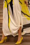 Shop_AK-OK_Cream Silk Abstract Print Slip Dress With Jacket _Online_at_Aza_Fashions