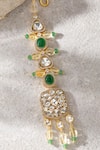 Shop_Joules By Radhika_Multi Color Embellished Agate Mangtikka _at_Aza_Fashions