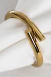 Buy_Elm & Oak_Gold Brass Kyle Napkin Rings Set Of 4_at_Aza_Fashions