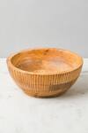 Shop_Elm & Oak_Brown Mango Wood Milano Fruit Bowl_at_Aza_Fashions