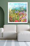 Krutik_Multi Color Archival Paper (230 Garden Reverie A Floral Symphony Of Painting_Online_at_Aza_Fashions