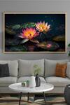 Buy_Krutik_Multi Color Archival Paper (230 Gsm) Lotus Dreams Painting_at_Aza_Fashions