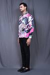 Shop_Arihant Rai Sinha_Multi Color Cotton, Silk Abstract Floral Print Shirt _Online_at_Aza_Fashions