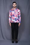 Buy_Arihant Rai Sinha_Multi Color Cotton Silk Printed Abstract Floral Shirt _Online_at_Aza_Fashions