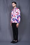 Shop_Arihant Rai Sinha_Multi Color Cotton Silk Printed Abstract Floral Shirt _Online_at_Aza_Fashions