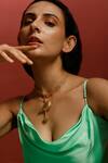 Buy_Trupti Mohta_Gold Plated Birds Whimsical Pendant _at_Aza_Fashions