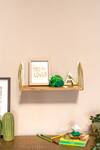 Buy_Logam_Gold Aluminium Caia Wall Shelf_at_Aza_Fashions