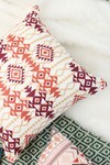 Buy_H2H_White Cotton Satin Printed Aztec Cushion Cover Single Pc_at_Aza_Fashions