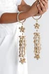 Buy_Vaidaan_Gold Plated Stones Alankriti Shell Embellished Kaleera - Set Of 2 _at_Aza_Fashions