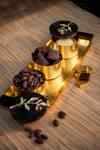 Logam_Gold Aluminium Nargis Platter With Jar_Online_at_Aza_Fashions