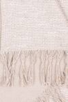 House This_Beige 100% Cotton Knitted Nilgiri Plain Throw _Online_at_Aza_Fashions