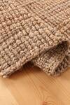 House This_Beige 100% Jute Kovalam Rectangle Shaped Rug_Online_at_Aza_Fashions