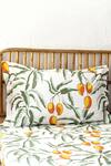 Shop_House This_Orange 100% Cotton Printed Amra Bedsheet Set_at_Aza_Fashions