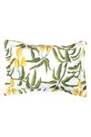 Shop_House This_Yellow 100% Cotton Printed Amra Rectangle Shaped Bedsheet Set_Online_at_Aza_Fashions