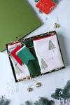 Shop_House This_Multi Color Cotton Tree Pattern Sparkling Gift Set_at_Aza_Fashions