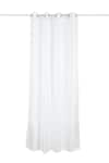 Shop_House This_White 100% Polyester Indus Semi Opaque Door Curtain _at_Aza_Fashions