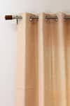 House This_Gold 100% Polyester Kaveri Semi Opaque Door Curtain _Online_at_Aza_Fashions