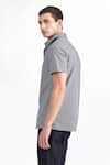 Shop_PERONA_Black Cotton Ricardo Chequered Pattern Shirt _at_Aza_Fashions