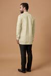Shop_Bubber Couture_Beige Cotton Silk Plain Nakul Pintuck Shirt Kurta For Men_at_Aza_Fashions