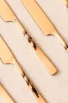 The Decor Remedy_Gold Brass Alloy Purpose Knives Of 6_Online_at_Aza_Fashions