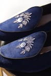 Shradha Hedau Footwear Couture_Blue Duke Embellished Shoes _Online_at_Aza_Fashions