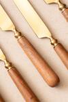 The Decor Remedy_Gold Brass Alloy Purpose Knives Of 6_Online_at_Aza_Fashions