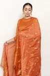 Shop_Nirjara_Orange , Cotton, Cotton, Kurta Set With Dupatta 