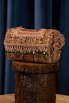 Buy_Bag Head_Pink Stone Hexagon Embellished Bag _Online_at_Aza_Fashions