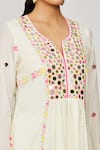 Buy Gopi Vaid Ivory Cotton, Organza Pom-poms, Fringe, Embroidery Round Kurta And Palazzo Set Online at Aza Fashions Buy_Gopi Vaid_Ivory Cotton, Organza Pom-poms, Fringe, Embroidery Round Kurta And Palazzo Set _Online_at_Aza_Fashions