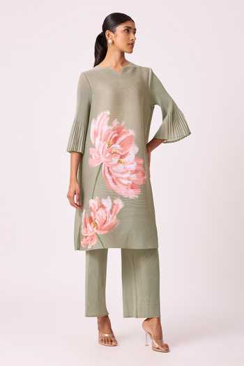 Sweet Pea Tunic Shirt - Sage