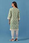 Shop Sage Saga Yellow , Cotton Badra Floral Print Kurta With Pant For Kids at Aza Fashions Shop_Sage Saga_Yellow , Cotton Badra Floral Print Kurta With Pant For Kids_at_Aza_Fashions