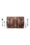 Buy_Artychoke_Brown Wood Tree Life Table Mat Set 8_at_Aza_Fashions