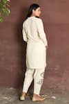 Shop_NUHH_Off White Cotton Embellished Jo Soni Embroidered Salwar With Kurta _at_Aza_Fashions