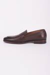 Bubber Couture Brown Leather Mocassin Shoes Online at Aza Fashions Bubber Couture_Brown Leather Mocassin Shoes _Online_at_Aza_Fashions