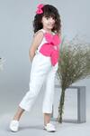 Buy_The Little Celebs_White Crepe Embroidery Floral Applique Jumpsuit _Online_at_Aza_Fashions